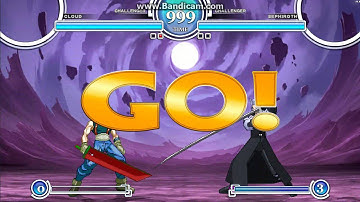 Cloud Strife vs. Sephiroth (Mugen 1.1 Alpha 4)