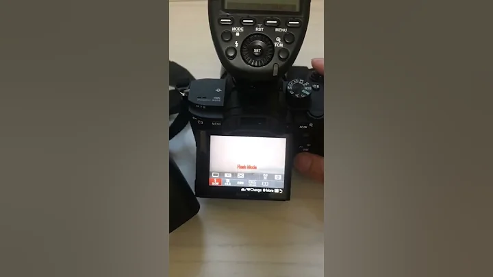 Rear sync flash Sony A7iii set up godox tt685s xpros