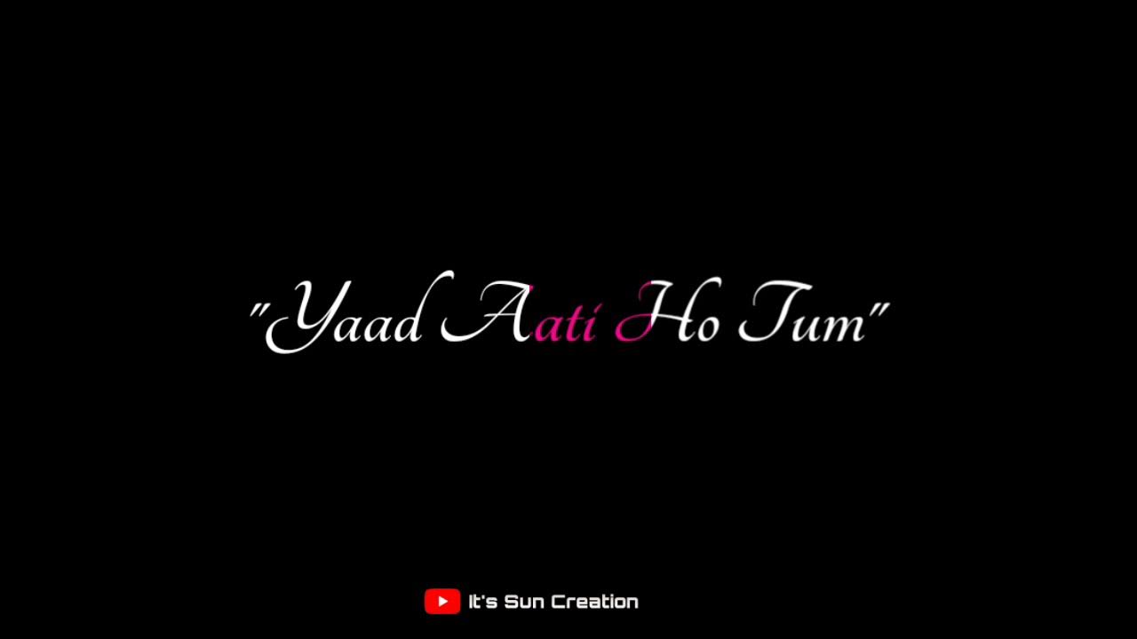 Meri Maa Yaariyan Black Screen Lyrics Whatsapp Status Video Song