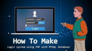 Login system creating using PHP with MYSQL database tutorial in urdu hindi | devoper