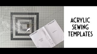 Using Acrylic Sewing Templates