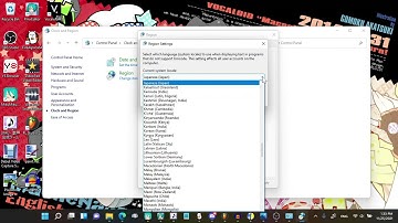 (UTAU Tutorial) Change System Locale to Japan