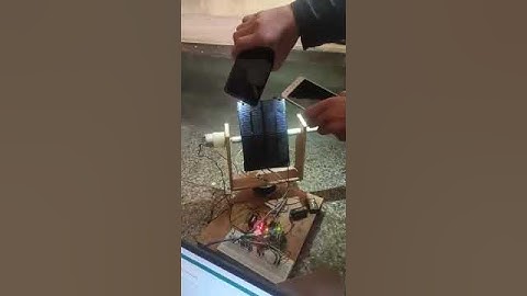 Dual axis solar tracker using ldr