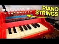 I Put Piano Strings On A Toy Piano So Now It's A REAL PIANO