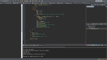 Java RPG Battle System test.