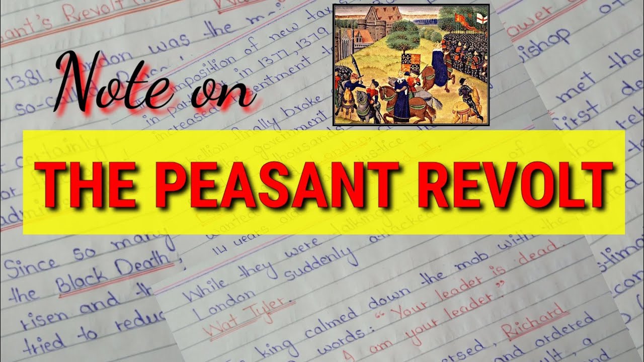 Peasant's revolt 1381 Feudalism in Middle Ages Explained in Urdu
