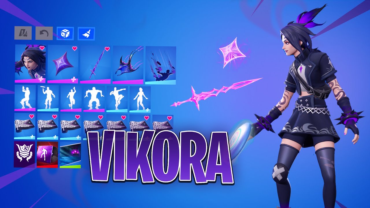 Fortnite Vikora Level Up Pack Showcased! - YouTube