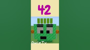 Skip Counting by 2s Numberblocks Minecraft #shorts