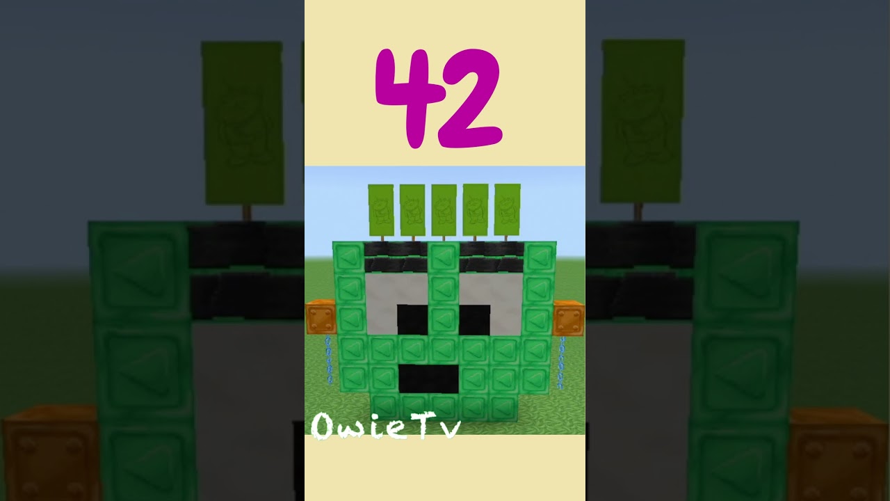 Skip Counting by 2s Numberblocks Minecraft 
