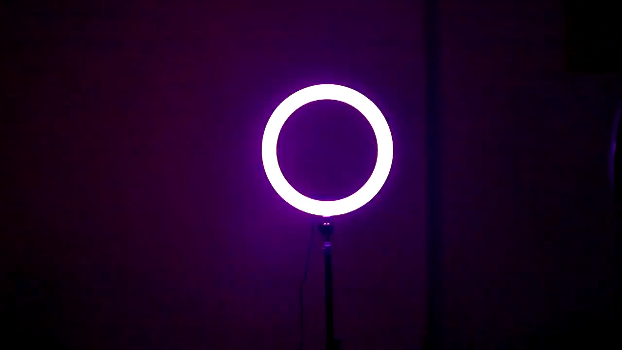 Full color live ring light YouTube