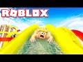 RIDING the FASTEST WATER RIDES in ROBLOX