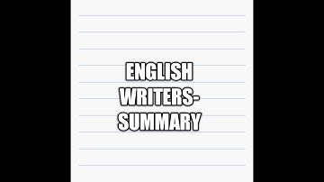 English - writers- summary, DSC classes,content, methods-easy codes,SGT, SA, PGT, TGT