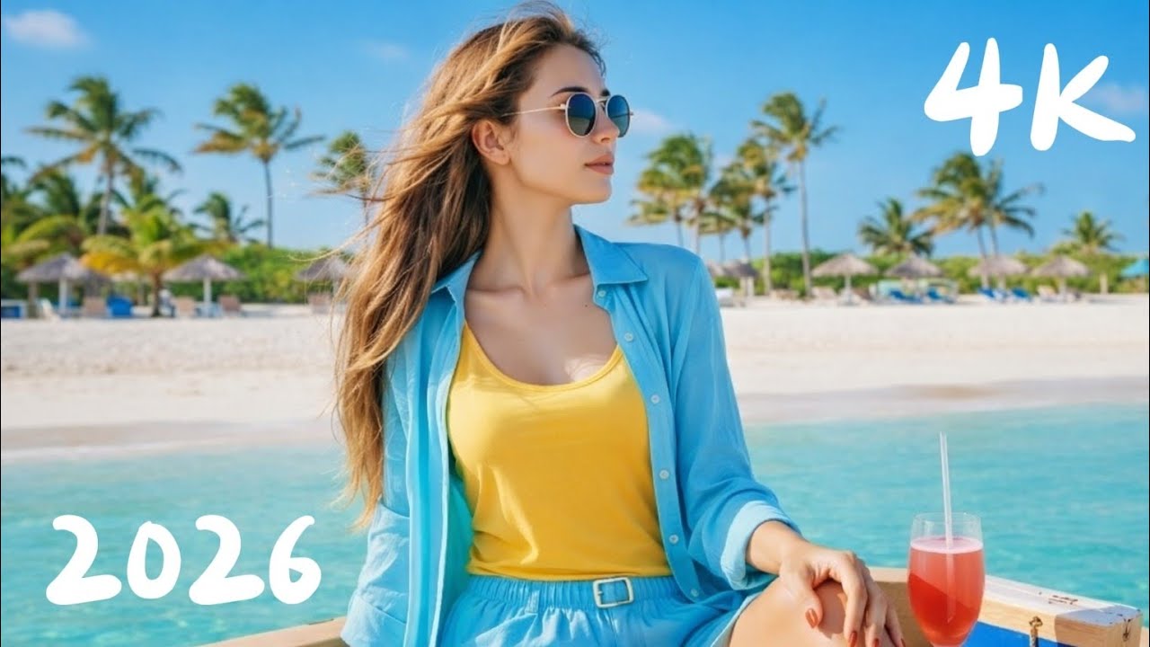 Deep House Summer Mix 2026 🌺 Chill Tropical Relaxing Vibes 4K UHD | Deep Chill Vibes