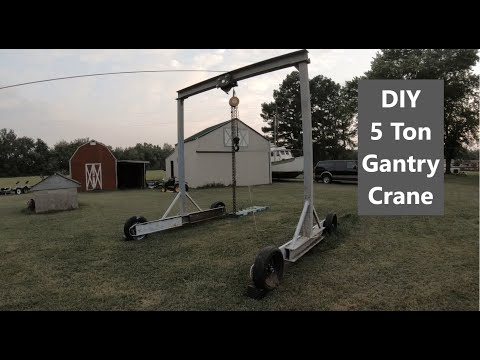 DIY 5 Ton Gantry Crane