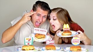 BLIND BURGER CHALLENGE!
