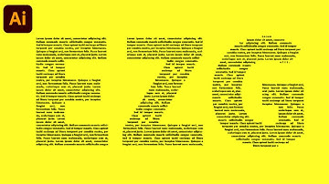 How to Fill a Character with Text in Adobe Illustrator