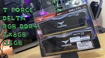 UNBOXING | TEAMGROUP T-Force Delta RGB DDR4 Desktop Memory Module RAM 3000MHz 32GB (2x16GB)