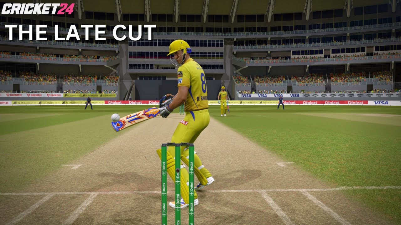 Cricket 24 Tutorial Late Cut (Pro Ctrl) YouTube