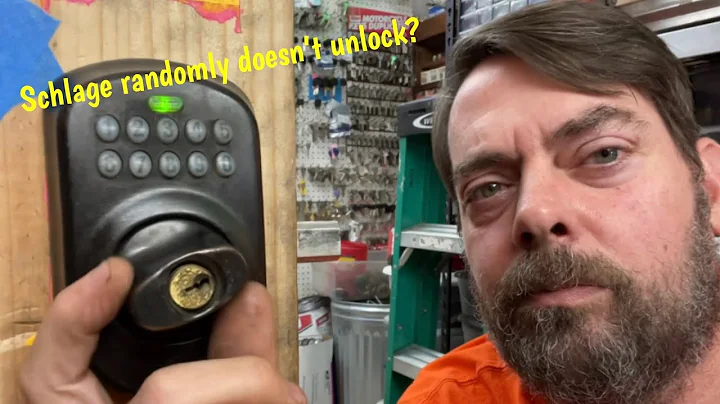 Schlage BE365 deadbolt How to fix not locking or unlocking with code