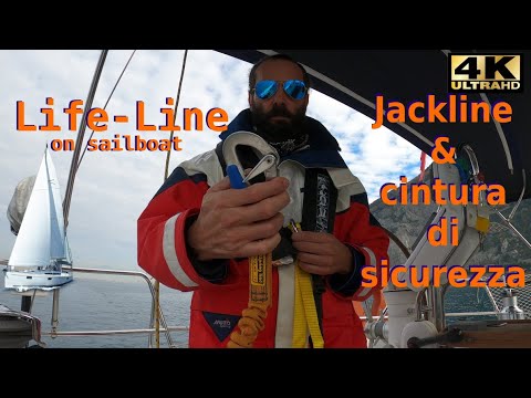 ⁣Navigare in sicurezzaa LIFE LINE - jackline - come installare linea di sicurezza in barca a vela