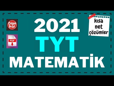 2021 TYT MATEMATİK [+PDF] - 2021 TYT Matematik Soru Çözümleri