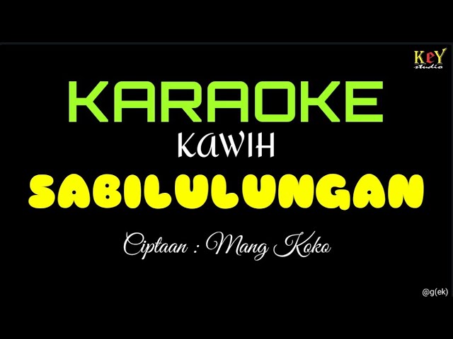 Cover Karaoke Kawih Sabilulungan class=