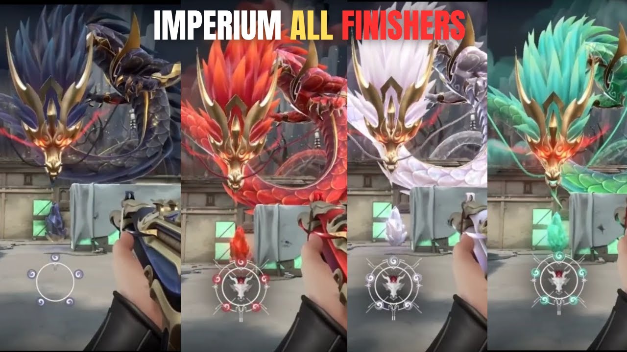 VALORANT IMPERIUM Skin Bundle All Finishers All Variants YouTube