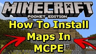 Minecraft PE 1.0 / 1.0.6 : How To Install Maps In MCPE 2017 (Android) (No Root) screenshot 1