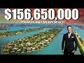 $156 MILLION MEGA MANSION TOUR | Most EXPENSIVE HOMES PALM ISLAND | Peter J Ancona Vlog 87