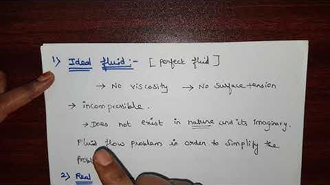 FLUID DYNAMICS PART-II TYPES OF FLUIDS || POLYTECHNIC TRB  , GATE , MSC , B.E , B-TECH (IN TAMIL)