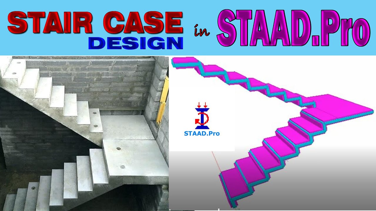 Stair case design in staad pro stair case design in staad pro in