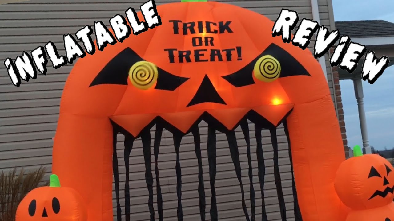 INFLATABLE Review | Walmart 2021 Pumpkin Archway
