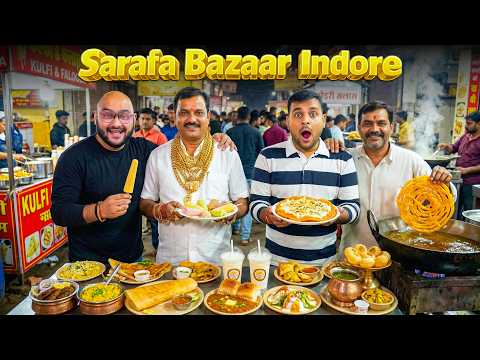 Indore's Legendary Sarafa Bazaar At Night Street Food Paradise Viwa Food World