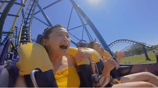 🇨🇦wonderland Canada horrible rides Dragon Fyre reaction 雲霄飛車 大挑戰