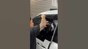 HOW TO: HANDCUT WINDOW TINT | Toyota Tundra #toyota #dynamicAWT #kauai