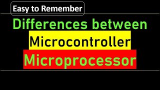 Differences between Microprocessor and Microcontroller| MP vs MC
