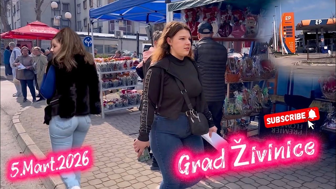 Cijene goriva⛽grad Živinice 🇧🇦 počela prodaja cvijeća🌹za 8.Mart [5.Mart.2026]