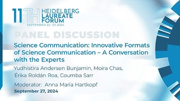 Panel Discussion: Science Communication | September 27