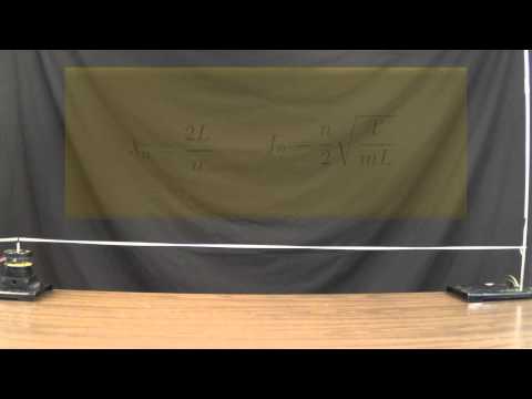 Visualizing Mechanics: String Vibrations