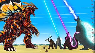 Rescue Godzilla & Kong From The Scientist's Experiment: Shin Godzilla vs Mothra Fusion