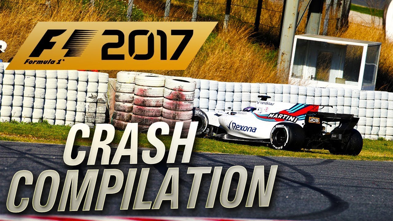 F1 2017 EPIC CRASH COMPILATION