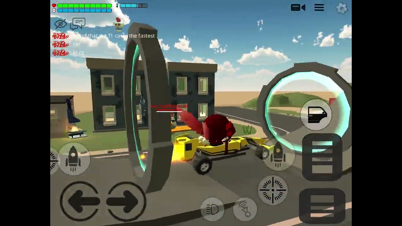 Proof that the f1 car is the fastest car in chicken gun