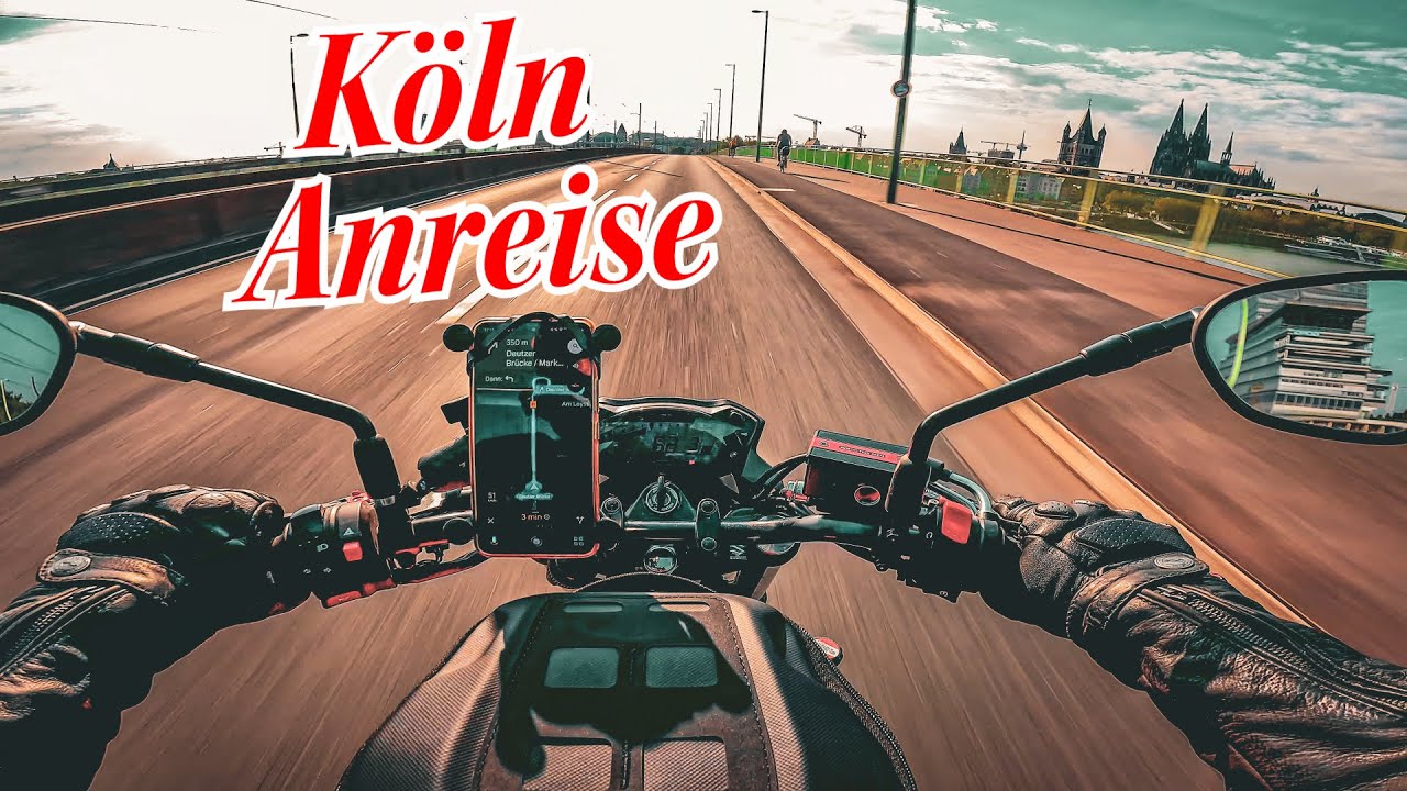 Meine Motorrad Tour nach Köln - 1200Km Motorrad Urlaub / Köln Motorrad Tour