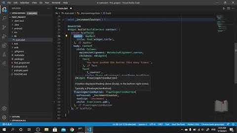 How to create first flutter project: كيفيه إنشاء اول مشروع فلاتر