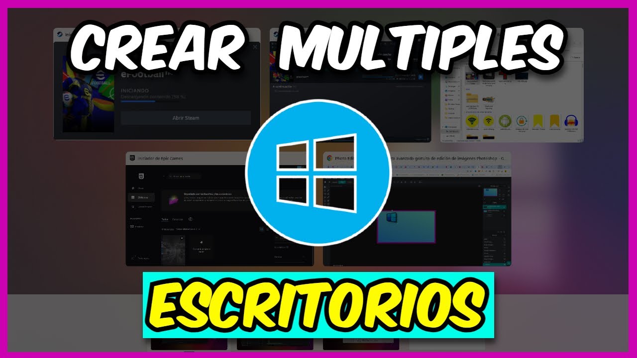 Cómo Crear Múltiples Escritorios en Windows 11 & 10 - Guía Rápida - YouTube