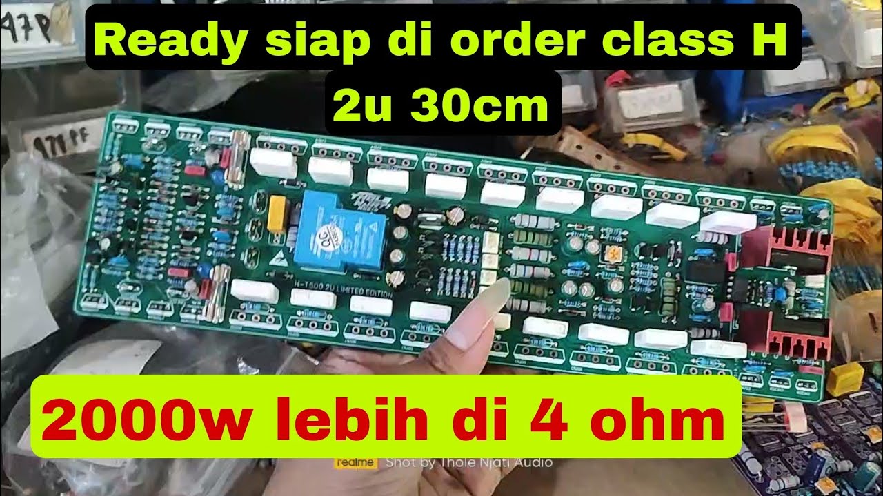 CLASS H 2U T500 30CM READY 2000W LBIH DI 4 OHM