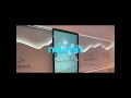 mjunit interactive slide screen track intelligent mobile TV exhibition hall linear guide, touch scre