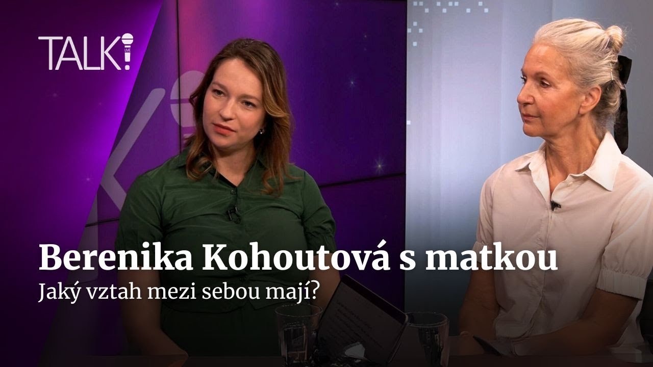 Berenika Kohoutová a Irena Obermannová. Dcera s matkou na TN Live | TALK!