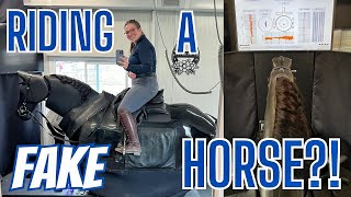 RIDING A HORSE SIMULATOR?! Dressage, Jumping, XC, and Rider Biomechanics