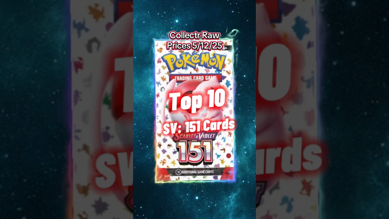 Top 10 EXPENSIVE SV: 151 Pokémon Cards 👀 